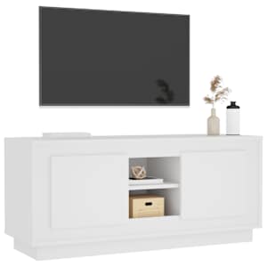 TV skříňka bílá 102 x 35 x 45 cm kompozitní dřevo - obrázek 4