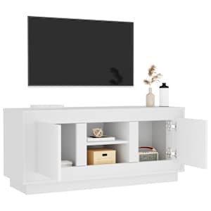 TV skříňka bílá 102 x 35 x 45 cm kompozitní dřevo - obrázek 5