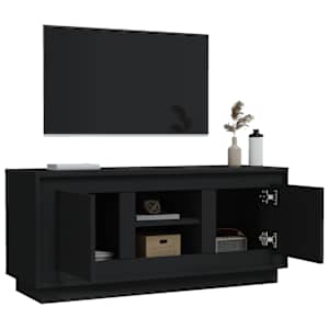 TV skříňka černá 102 x 35 x 45 cm kompozitní dřevo - obrázek 5