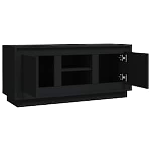 TV skříňka černá 102 x 35 x 45 cm kompozitní dřevo - obrázek 7