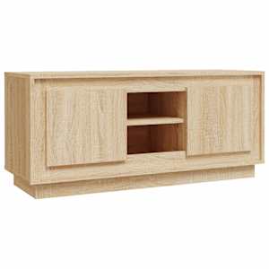 TV skříňka dub sonoma 102 x 35 x 45 cm kompozitní dřevo - obrázek 2