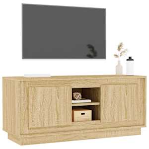 TV skříňka dub sonoma 102 x 35 x 45 cm kompozitní dřevo - obrázek 4
