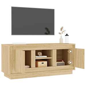 TV skříňka dub sonoma 102 x 35 x 45 cm kompozitní dřevo - obrázek 5