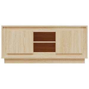 TV skříňka dub sonoma 102 x 35 x 45 cm kompozitní dřevo - obrázek 6