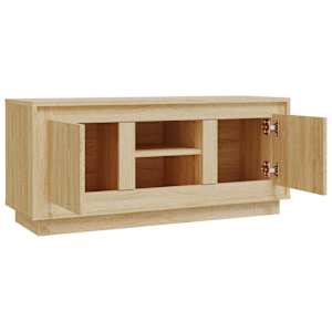 TV skříňka dub sonoma 102 x 35 x 45 cm kompozitní dřevo - obrázek 7
