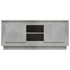 TV skříňka betonově šedá 102 x 35 x 45 cm kompozitní dřevo - obrázek 6