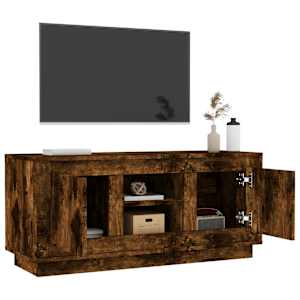 TV skříňka kouřový dub 102 x 35 x 45 cm kompozitní dřevo - obrázek 5