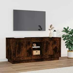 TV skříňka kouřový dub 102 x 35 x 45 cm kompozitní dřevo - obrázek 1