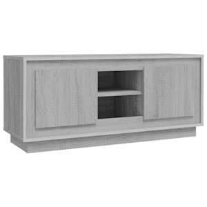 TV skříňka šedá sonoma 102 x 35 x 45 cm kompozitní dřevo - obrázek 2