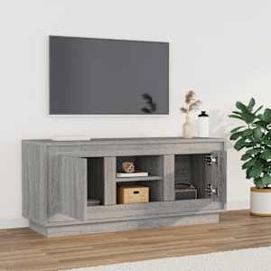 TV skříňka šedá sonoma 102 x 35 x 45 cm kompozitní dřevo - obrázek 3