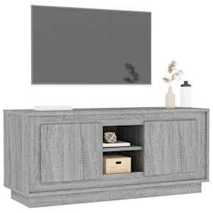 TV skříňka šedá sonoma 102 x 35 x 45 cm kompozitní dřevo - obrázek 4