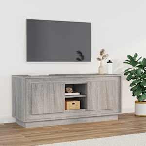TV omarica siva sonoma 102x35x45 cm inženirski les