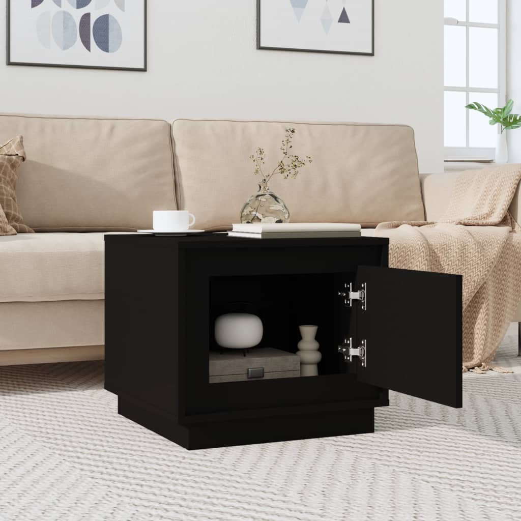 Thumbnail - vidaXL Couchtisch Schwarz 51x50x44 cm Holzwerkstoff