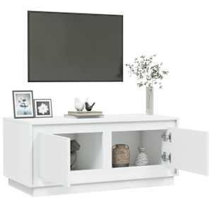 Konferenční stolek bílý 102 x 50 x 44 cm kompozitní dřevo - obrázek 5