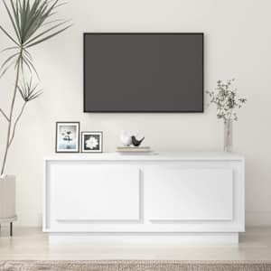 Konferenční stolek bílý 102 x 50 x 44 cm kompozitní dřevo - obrázek 1