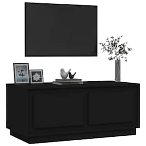 Konferenční stolek černý 102 x 50 x 44 cm kompozitní dřevo - obrázek 4
