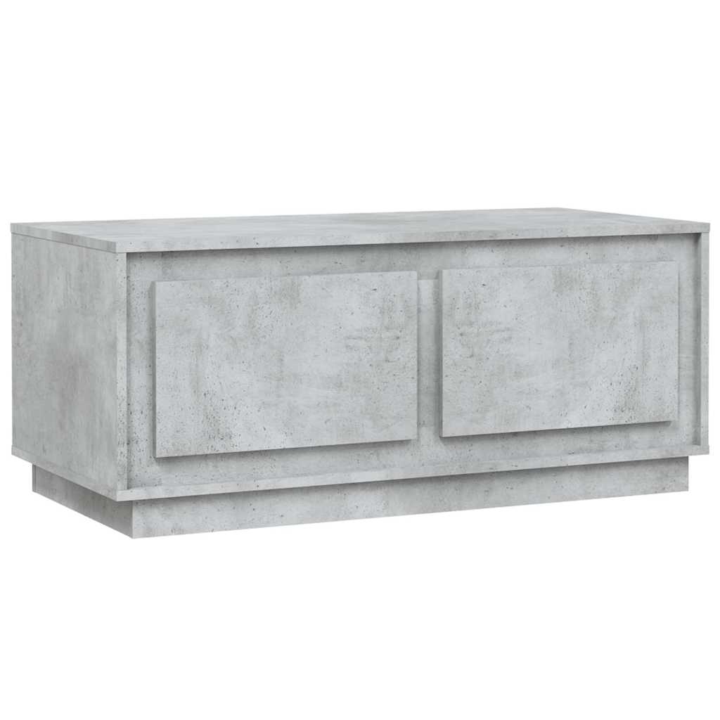 vidaXL Măsuță de cafea, gri beton, 102x50x44 cm, lemn prelucrat