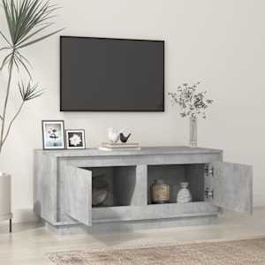 Konferenční stolek betonově šedý 102x50x44 cm kompozitní dřevo - obrázek 3