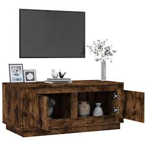 Konferenční stolek kouřový dub 102x50x44 cm kompozitní dřevo - obrázek 5