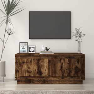 Konferenční stolek kouřový dub 102x50x44 cm kompozitní dřevo - obrázek 1