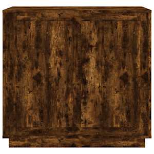 Příborník kouřový dub 80 x 34 x 75 cm kompozitní dřevo - obrázek 5