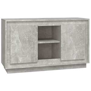 Příborník betonově šedý 102 x 35 x 60 cm kompozitní dřevo - obrázek 2
