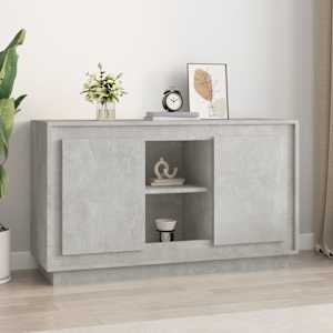 Příborník betonově šedý 102 x 35 x 60 cm kompozitní dřevo - obrázek 1