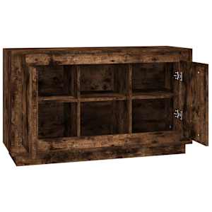 Příborník kouřový dub 102 x 35 x 60 cm kompozitní dřevo - obrázek 6
