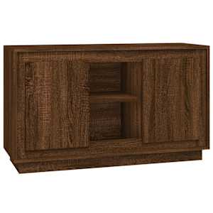Příborník hnědý dub 102 x 35 x 60 cm kompozitní dřevo - obrázek 2