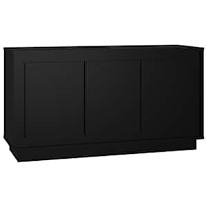 Příborník černý 102 x 35 x 55 cm kompozitní dřevo - obrázek 2