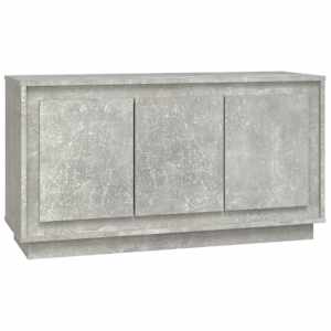 Příborník betonově šedý 102 x 35 x 55 cm kompozitní dřevo - obrázek 2