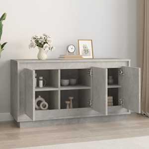 Příborník betonově šedý 102 x 35 x 55 cm kompozitní dřevo - obrázek 3