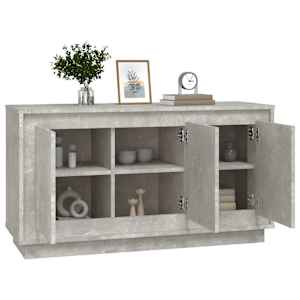 Příborník betonově šedý 102 x 35 x 55 cm kompozitní dřevo - obrázek 4