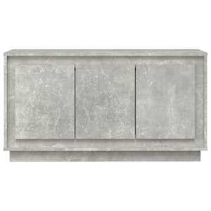 Příborník betonově šedý 102 x 35 x 55 cm kompozitní dřevo - obrázek 5