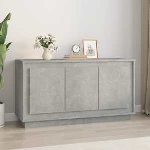 Příborník betonově šedý 102 x 35 x 55 cm kompozitní dřevo - obrázek 1
