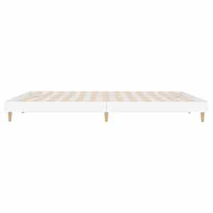 Rám postele bílý 200 x 200 cm kompozitní dřevo - obrázek 7