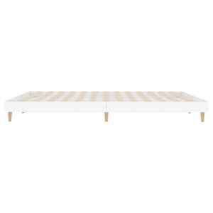 Rám postele bez matrace bílý 180x200cm Dřevěné konstrukce - obrázek 7