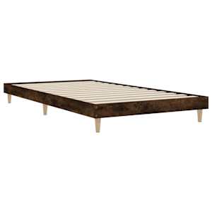 Rám postele bez matrace kouřový dub 100x200 cm kompozitní dřevo - obrázek 3