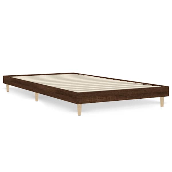vidaXL peatsiga voodiraam, ilma madratsita, Sonoma tamm 90x200 cm