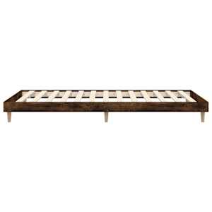 Rám postele bez matrace kouřový dub 90x190 cm kompozitní dřevo - obrázek 7