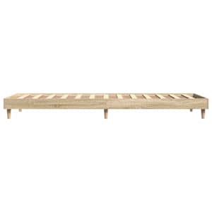 Rám postele bez matrace dub sonoma 75 x 190 cm kompozitní dřevo - obrázek 6