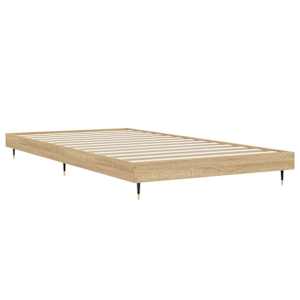 Rám postele bez matrace dub sonoma 100x200 cm kompozitní dřevo - obrázek 5