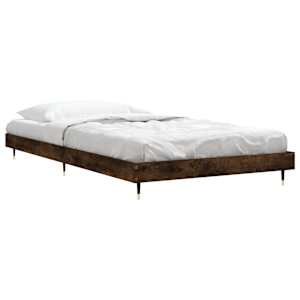 Rám postele bez matrace kouřový dub 90x200 cm kompozitní dřevo - obrázek 4