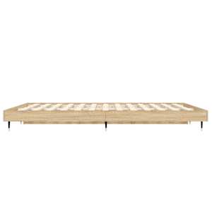 Rám postele bez matrace dub sonoma 120x190 cm kompozitní dřevo - obrázek 7
