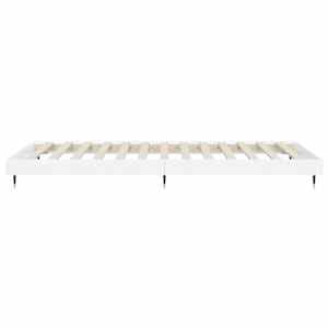 Rám postele bílý s vysokým leskem 90 x 190 cm kompozitní dřevo - obrázek 7