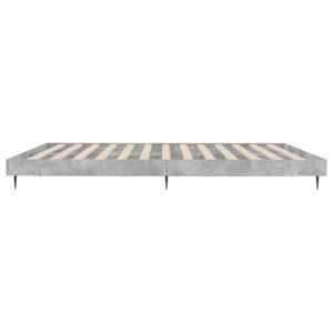 Rám postele betonově šedý 140 x 200 cm kompozitní dřevo - obrázek 7