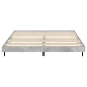 Rám postele betonově šedý 120 x 200 cm kompozitní dřevo - obrázek 6