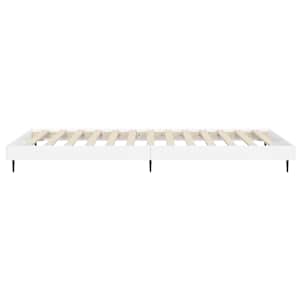Rám postele bílý s vysokým leskem 100 x 200 cm kompozitní dřevo - obrázek 7