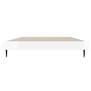 Rám postele bílý s vysokým leskem 90 x 200 cm kompozitní dřevo - obrázek 6