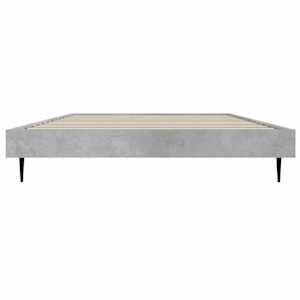 Rám postele betonově šedý 90 x 200 cm kompozitní dřevo - obrázek 6